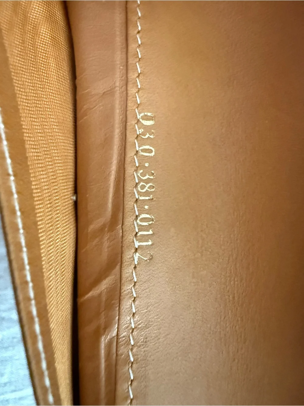 Gucci Brown Monogram Slim Long Wallet with Gold Corners - Picture 9 of 13